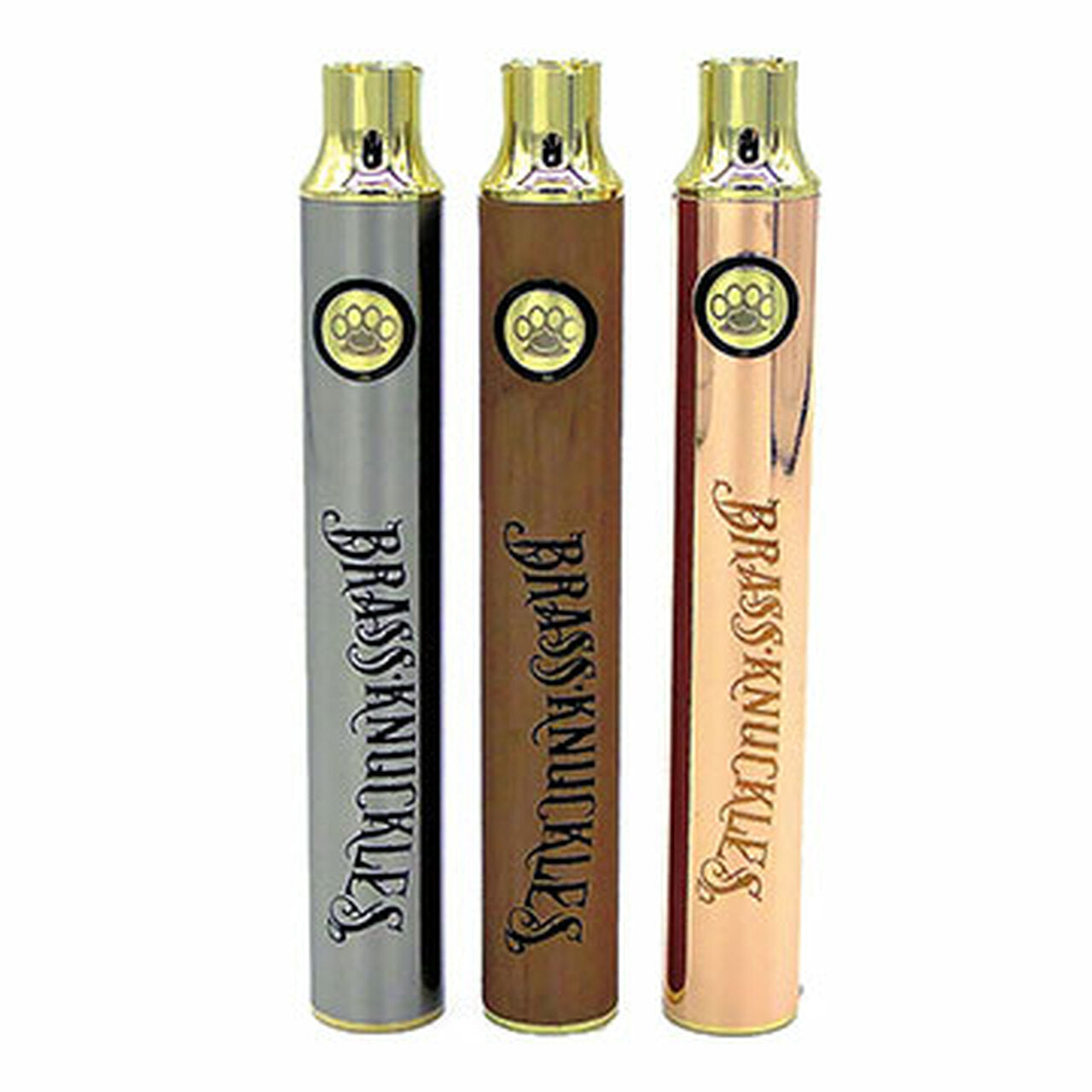 Ego-Designer-Battery-900-mah-_-USB-Charger-Thumb__12336.1581637116 Brass Knuckles 650mah Cart Battery w/ USB charger - Image 1