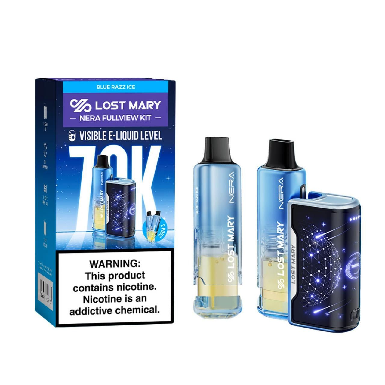 Lost_Mary_Nera_Fullview_Kit_70K_Puff_Disposable_Blue_Razz_Ice__34691 Lost Mary Nera Fullview 70K Disposable Kit - Image 1